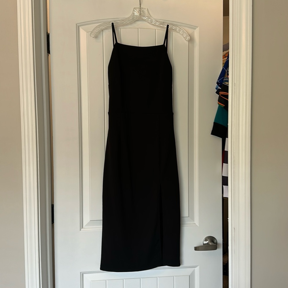 Black Backless Dress